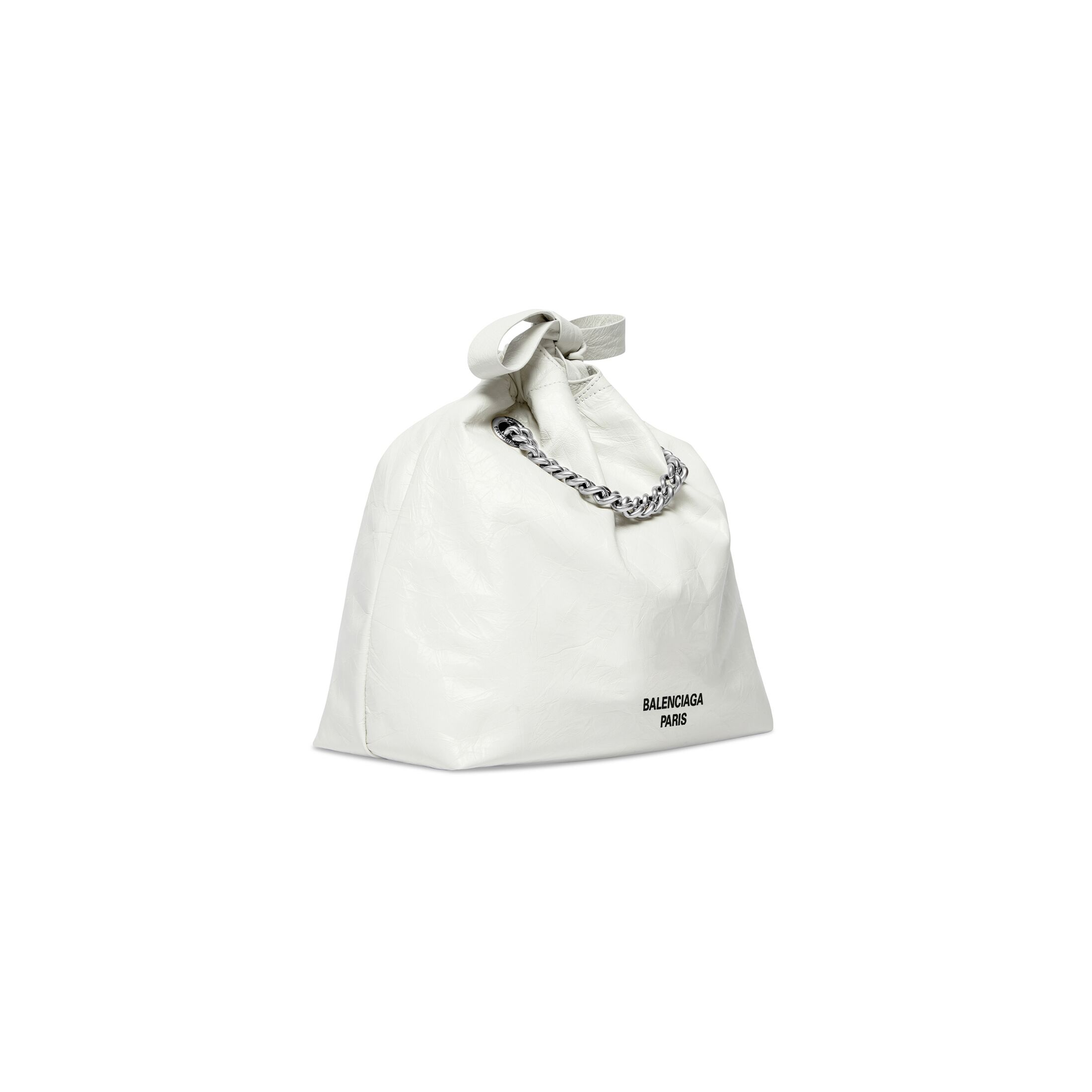 WOMEN'S CRUSH SMALL TOTE BAG IN OPTIC WHITE